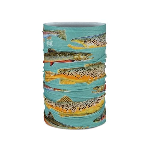 Buff Tour de Cou Coolnet UV Trout, multi, unisex 🎒
