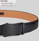 Thumbnail 1 de BULLIANT Ceinture Homme, ceinture automatique en cuir, 35 mm 📦