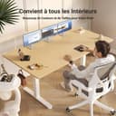 Thumbnail 2 de Bureau Claiks assis debout 160x80 cm ⚙️