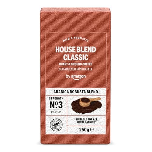 by Amazon House Blend Arabica/Robusta 250 g 📦