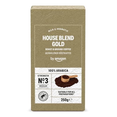 by Amazon House Blend Gold, café moulu 250 g ⚖️