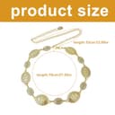 Thumbnail 1 de Ceinture SHIQUAN métal doré réglable ⚙️