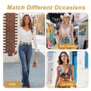 Thumbnail 2 de Ceinture SHIQUAN métal doré réglable ⚙️