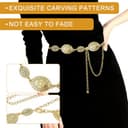 Thumbnail 5 de Ceinture SHIQUAN métal doré réglable ⚙️