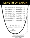 Thumbnail 2 de ChainsHouse Collier cuir homme pour pendentif 1–3 mm, 41–76 cm 📷