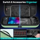 Thumbnail 3 de Charge à l'intérieur Étui Nintendo Switch 2 Console 2025 • Protection voyage 10 cartes 📷