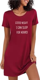 Thumbnail principal de Chemise de nuit Marvmys femme coton imprimé cœur S-4XL ⚙️