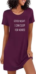 Thumbnail 1 de Chemise de nuit Marvmys femme coton imprimé cœur S-4XL ⚙️