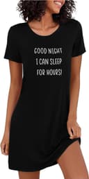 Thumbnail 3 de Chemise de nuit Marvmys femme coton imprimé cœur S-4XL ⚙️