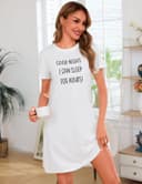 Thumbnail 6 de Chemise de nuit Marvmys femme coton imprimé cœur S-4XL ⚙️