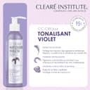 Thumbnail 1 de Clearé Institute CC Crème Matifiante Violette 200 ml 💄