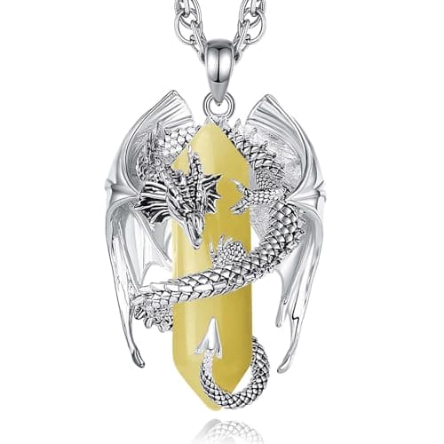 Collier dragon INFUSEU en cristal ⌚