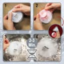 Thumbnail 3 de com-four® 4x chauffe-poches rouge beigé orignal ⚙️