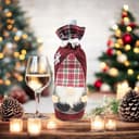 Thumbnail 2 de com-four® 3 housses de bouteille de vin 📦