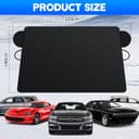 Thumbnail 2 de Couverture pare-brise CHWNIBAY, anti-givre, 220x140 cm 📷