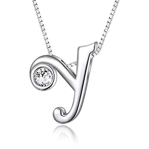 CRYSLOVE Collier initial lettre A-Z en cristal 💎📿