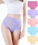 Thumbnail 6 de Culotte femme wirarpa coton taille haute lot 5 📷