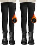 Thumbnail 2 de DDOBB Leggings thermiques fille taille haute (lot 2) 👖