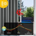 Thumbnail 2 de Deconovo Rideau thermique 140x245 cm ⌚