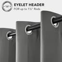 Thumbnail 5 de Deconovo Rideau thermique 140x245 cm ⌚