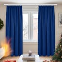 Thumbnail principal de Deconovo rideaux occultants galon fronceur bleu roi 168x229 cm 📪