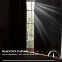 Thumbnail 5 de Deconovo rideaux occultants galon fronceur bleu roi 168x229 cm 📪