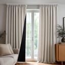 Thumbnail 1 de Deconovo Rideaux opaques avec bande froncée lin 200x260 cm 💡