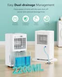 Thumbnail 4 de Deshumidificateur 12L/jour avec 3 modes ⚙️