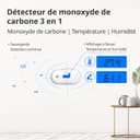 Thumbnail 1 de Détecteur de monoxyde de carbone 10 ans avec écran LCD 🏠