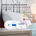 Thumbnail 5 de Détecteur de monoxyde de carbone 10 ans avec écran LCD 🏠