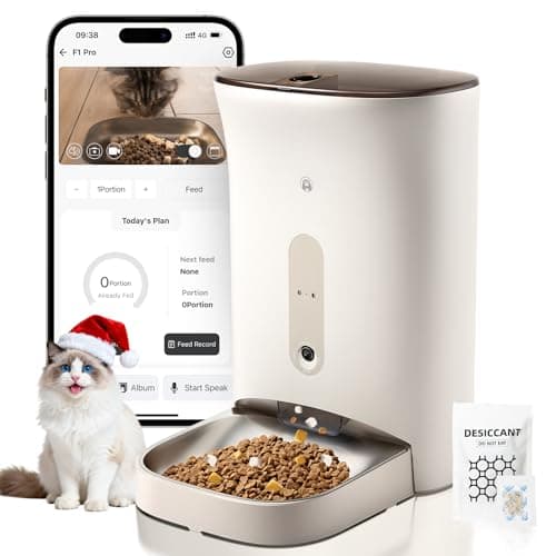 Distributeur Croquettes Chat 4,5L avec caméra HD 📷