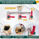 Thumbnail 2 de Distributeur 3 voies laiton nickelé ⚙️