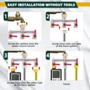 Thumbnail 3 de Distributeur 3 voies laiton nickelé ⚙️