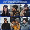 Thumbnail 3 de Donfri Bonnet Homme Laine mérinos très chaud 🎩