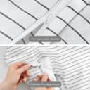 Thumbnail 3 de Dreamzie Housse de couette 260×240 coton rayé avec fermeture éclair 🛏️