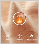 Thumbnail 5 de DUCMODA Collants thermiques doublés en polaire, taille haute 📷