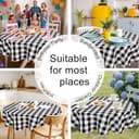 Thumbnail 3 de DWCN Nappe ronde 140 cm carreaux ⚙️