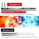 Thumbnail 2 de Dysdensa bâtons queue billard fibre verre 510g ⚙️