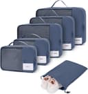 Thumbnail 3 de ECOHUB Organisateur Valise Packing Cubes 6 Pièces Gris 📦