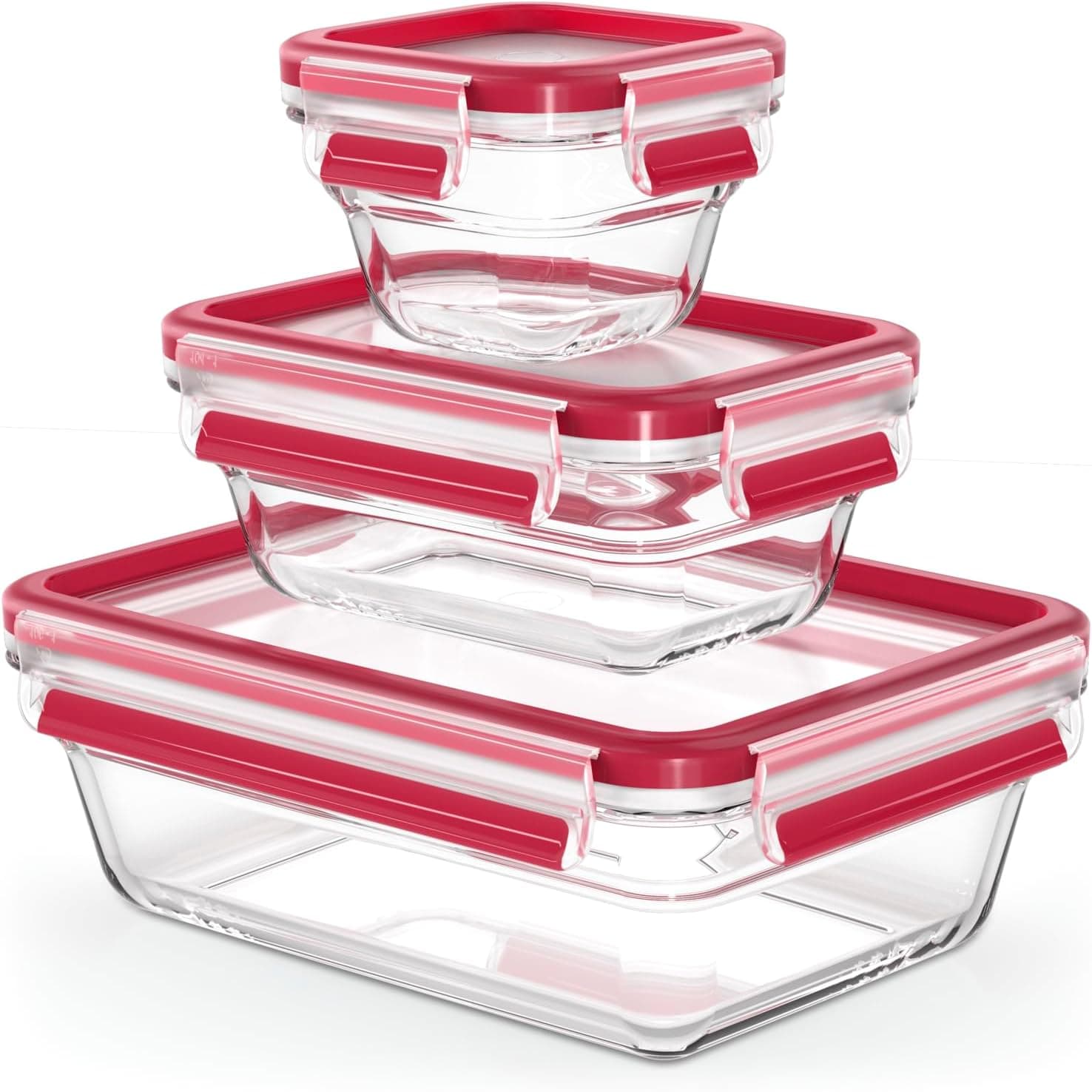 EMSA CLIP&CLOSE verre lot 3 📦