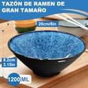 Thumbnail 2 de Ensemble de 4 bols ramen 8 pouces céramique ⚙️