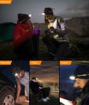 Thumbnail 6 de EOIWUY Lampe frontale LED 350 lm, rechargeable, étanche ⛺