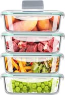 Thumbnail principal de ERUIV Boîte de conservation verre 4 pièces 2260 ml ⚙️