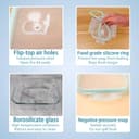 Thumbnail 4 de ERUIV Boîte de conservation verre 4 pièces 2260 ml ⚙️