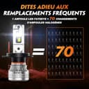 Thumbnail 6 de FateEye Ampoule H4 LED 200W pour phares de voiture 🚗