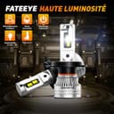 Thumbnail 7 de FateEye Ampoule H4 LED 200W pour phares de voiture 🚗