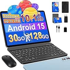 Fezawio Tablette Android 15 10 pouces 📱