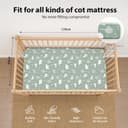 Thumbnail 2 de Fiemol housses lit 60 x 120 cm, lot de 3 🛏️