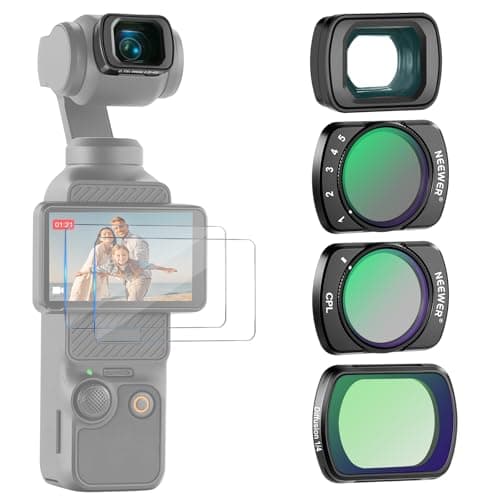 Pack 3 filtres NEEWER avec objectif grand angle 📷