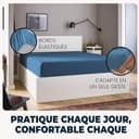 Thumbnail 4 de Flowen Housse drap 140x190 cm 🛏️